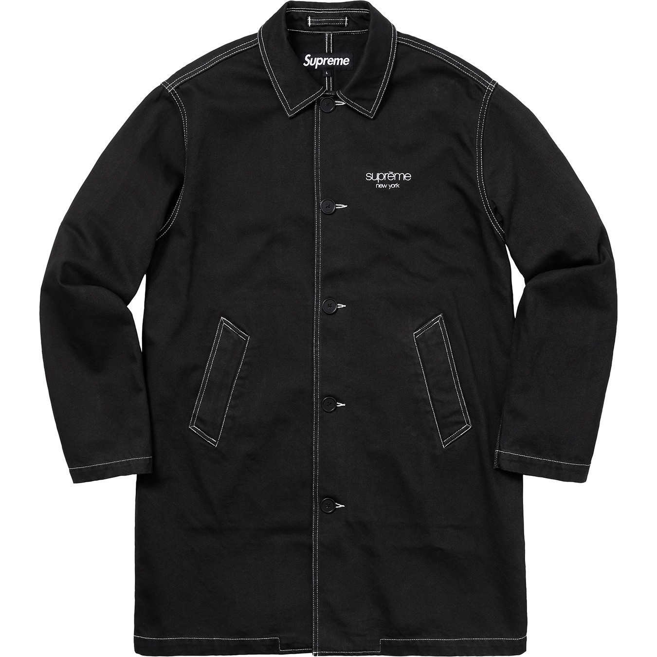 Washed Work Trench Coat view 3